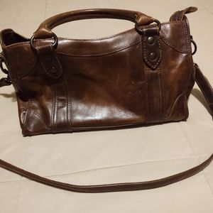 Frye Melissa satchel Cognac